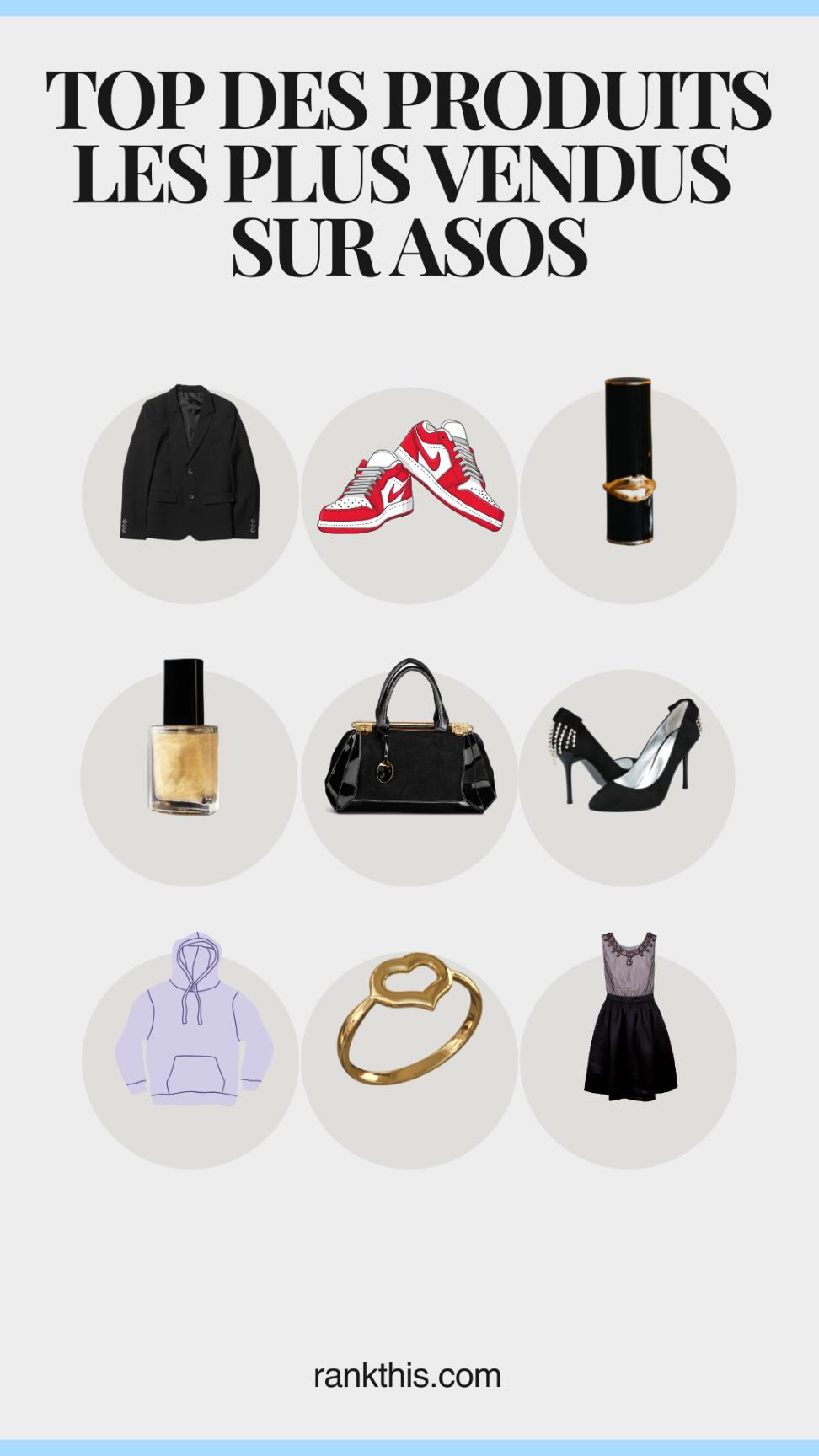 produit plus vendu asos